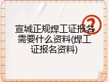 宣城正规焊工证报名需要什么资料(焊工证报名资料)