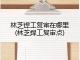 林芝焊工复审在哪里(林芝焊工复审点)