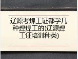 辽源考焊工证都学几种焊焊工的(辽源焊工证培训种类)