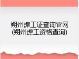 朔州焊工证查询官网(朔州焊工资格查询)